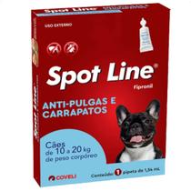 Spot line antipulgas e carrapatos 1,34ml para cães de 10 a 20kg coveli