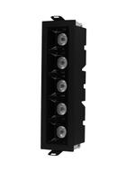 SPOT LINEAR FOCCO EMBUTIR ANTIOFUSCANTE IRC90 IP20 760LM 10W 4000K 45º BIVOLT BRANCO NEUTRO PRETO GAYA GY7587