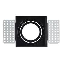 Spot lm2648 connect no frame quadrado para lampada dicroica mr16 base gu10 preto