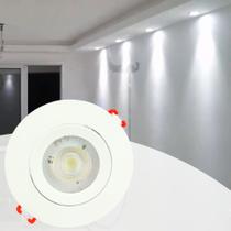 Spot Luminária Led 5w Embutir Redondo 6500k Branco Frio Decoração Casa Gesso Sanca - Super Led Avant