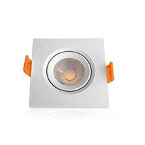 Spot Luminária Quadrado Led 5w Luz Amarela 3000k Ourolux