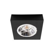 Spot Luminária Semi Embutido Fast Alumínio Preto P/ AR111 Starlumen ST3231