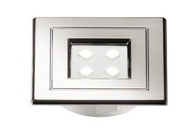 Spot lumini pop quadrado cromado 1w 6000k - Pix