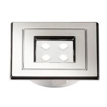 Spot Lumini Pop Quadrado Cromado 1W Branco Frio Pix