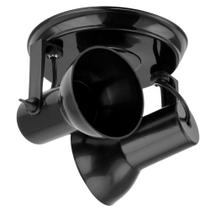 Spot Luxo 2 Lâmpadas Branco Preto Soquete E27 110v/220v Termoplastico