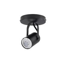 Spot mb led sobrepor lille mr16 40w preto bivolt com canopla