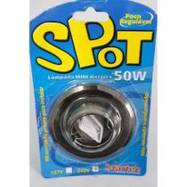 Spot Mini Dicroica Olho de Boi Completo Com Rabicho e Lampada 50w Embutir Redondo Para Lampada Mr11 127v Startec