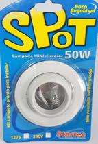 Spot Mini Dicroica Olho de Boi Lindo Branco Embutir Redondo Para Lampada Mr11 Startec