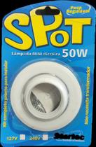 Spot Mini Dicroica Olho de Boi Lindo Branco Embutir Redondo Para Lampada Mr11 Startec