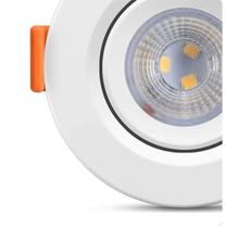 Spot Mini Ilumimax 1877Qb 7W Branco Quente Redondo Spot Mini Ilumimax 1877Qb 7W Branco Quente Redondo