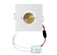 Spot Mini Quadrado Branco 3w 3000k Mb