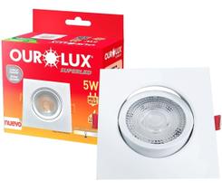 Spot Mini Quadrado Embutir Super Led 5W Neutro Bivolt Spot Mini Quadrado Embutir Super Led 5W Neutro Bivolt