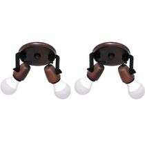 Spot Muller Country 2 Lâmpadas Envelhecido 2 Unidades 002EX2 Spot Muller Country 2 Lâmpadas Envelhecido 2 Unidades 002EX2