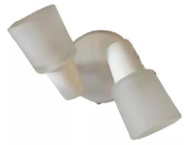 Spot New Short Duplo - Branco/vidro Leitoso Bronzearte