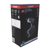 Spot P/ Trilho Authentic Preto 7w Branco 6500k