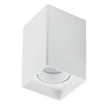 Spot para lampada dicroica mr16 quadrado sobrepor branco galaxy