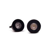 Spot para móveis LED PIK Redondo 1W Preto 2 peças Spot para móveis LED PIK Redondo 1W Preto 2 peças