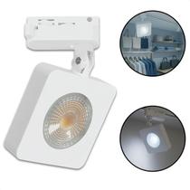 Spot para Trilho Eletrificado 10w Quadrado Branco Nobby Deluxe Spot para Trilho Eletrificado 10w Quadrado Branco Nobby Deluxe