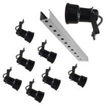 Spot Para Trilho Eletrocalha Kit 8 Peç Lam Led Bulbo/Par 20 Spot Para Trilho Eletrocalha Kit 8 Peç Lam Led Bulbo/Par 20