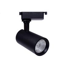 Spot Para Trilho Led 12W Branco Frio Bivolt Preto Delis