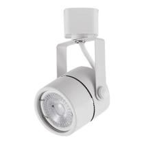 Spot Para Trilho MR16 Soquete GU10 Branco em Ferro Opus Spot Para Trilho MR16 Soquete GU10 Branco em Ferro Opus