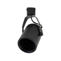 Spot Para Trilho Par20 E27 Preto Sobrepor