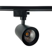 Spot Para Trilho Preto LED 10W 2700K NEO DL143P10 Bella