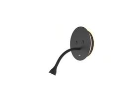 Spot Parede Sobrepor Redondo 9w Led Articulável Usb 3000K, Luminaria de Cabeceira, Spot para Leitura, Spot Led, Luminaria Sobrepor Spot Parede Sobrepor Redondo 9w Led Articulável Usb 3000K, Luminaria de Cabeceira, Spot para Leitura, Spot Led, Luminaria Sobrepor