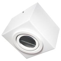 Spot Plafon Box Sobrepor Quadrado Par20 Direcionável Branco