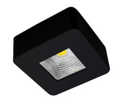 Spot Plafon Sobrepor Led 5w Quadrado P/ Pergolado Sanca - 3000K