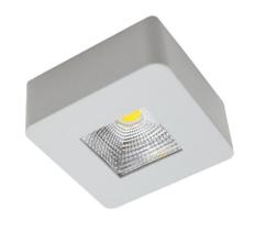 Spot Plafon Sobrepor Led 5w Quadrado P/ Pergolado Sanca - 3000K