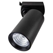 Spot Preto Para Trilho Eletrificado 12w Branco Frio St1922 Spot Preto Para Trilho Eletrificado 12w Branco Frio St1922