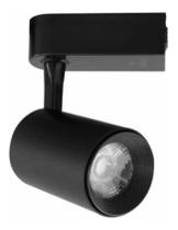 Spot Preto Para Trilho Eletrificado Led 7w Bivolt Branco Quente Luz Amarela Bivolt 110/220 Sala Quarto Cozinha Corredor