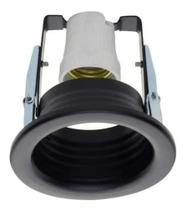 Spot preto redondo de embutir para lampada par 20