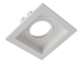 Spot quad. recuado - p/ dicroica mr16 - branco - pix Spot quad. recuado - p/ dicroica mr16 - branco - pix