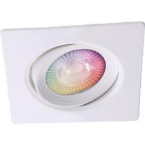 Spot Quadrado De Embutir Tramontina Smart Led 350 Lm 5 W Com 16 Milhões De Cores Rgbw Tramontina