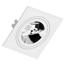 Spot Quadrado Embutir Face Plana Ar111 Branco Saveenergy Spot Quadrado Embutir Face Plana Ar111 Branco Saveenergy