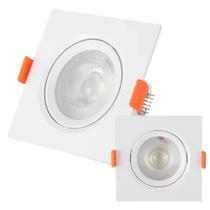 Spot Quadrado Led Direcionável Embutir-6500k branco frio Spot Quadrado Led Direcionável Embutir-6500k branco frio