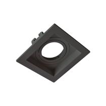 Spot Quadrado Recuado ABS Embutir 1XMR16 G10 Preto