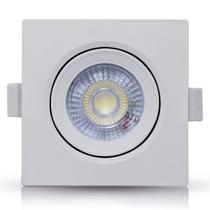 Spot Quadrado Smd Led - 5w Embutir - 6500k Branco Frio - Unidade