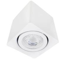 Spot Quadrado Sobrepor Direcionável GU10 Dicroica 7cm