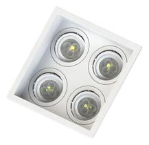 Spot Quadruplo Embutir Par20 Sistema Conecta Recuado Quad Sem Lampada Spot Quadruplo Embutir Par20 Sistema Conecta Recuado Quad Sem Lampada
