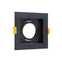 Spot Recuado De Embutir Conecta Mr16 Preto Quadrado Taschibra