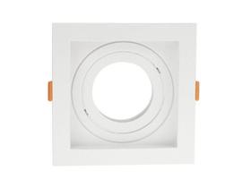 Spot Recuado De Embutir Quadrado Móvel Par 20 Branco Taschib Spot Recuado De Embutir Quadrado Móvel Par 20 Branco Taschib