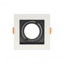 Spot Recuado De Embutir Quadrado Mr16 Branco Com Preto Taschibra Spot Recuado De Embutir Quadrado Mr16 Branco Com Preto Taschibra