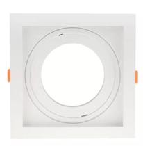 Spot recuado embutido modular e27 branco para par 30 abs hevvy br134par30bc