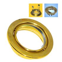 Spot Redondo Embutir Dourado Ouro Em Metal Foco Direcionável