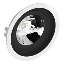 Spot Redondo Embutir Face Recuado Ar111 Br/Pt Saveenergy