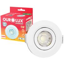 Spot Redondo Embutir Super Led 5W Branco Quente Bivolt