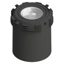 Spot Redondo No Frame Gravity Dicroica Preto Saveenergy